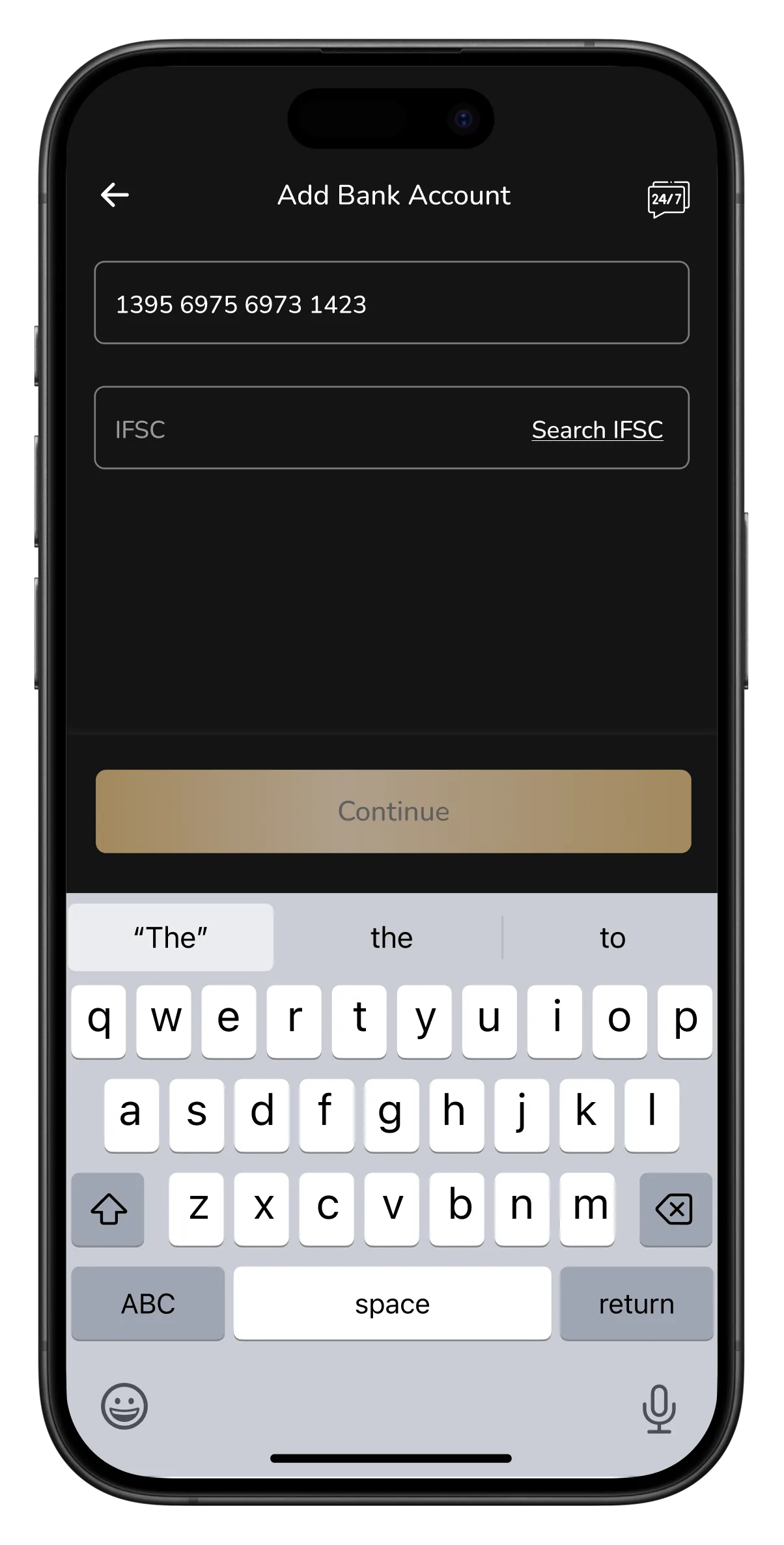 Search IFSC, too much to remember